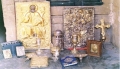 Εικόνες και λατρευτικά κειμήλια της Μονής Απ. Ανδρέα στην Καρπασία μετά την κατάσχεση τους το 1991 (αρχείο συγγραφέων)
